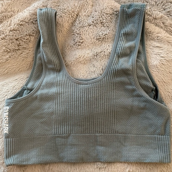 Gymshark Sports Bra in Size Medium - Light Blue - Picture 3 of 3
